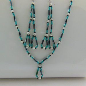 Handmade Set Earrings and Necklace